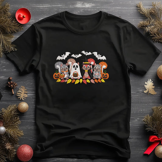 Halloween Raccoon Embroidery Design Set, Cute Fall Animal Machine Embroidery Files