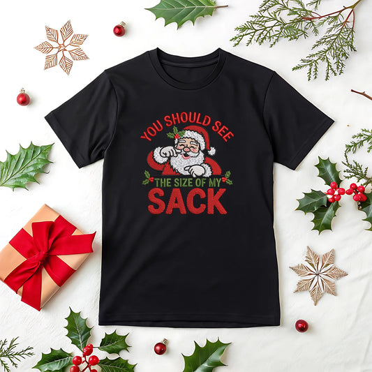 Funny Santa Christmas Embroidery Design – Holiday Machine Embroidery File