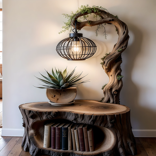 Decorative lamps, driftwood night lamps
