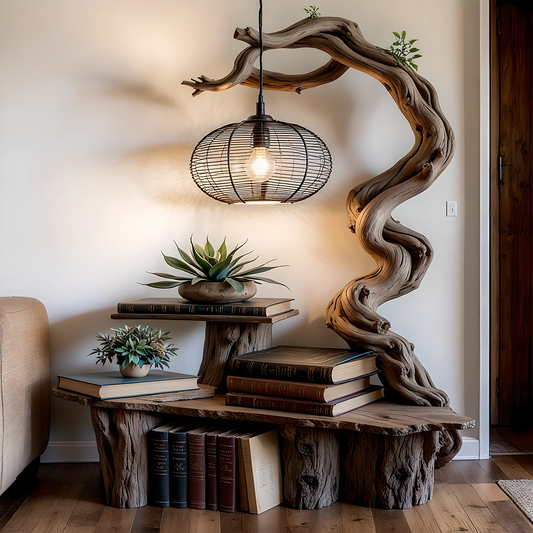 Decorative lamps, driftwood night lamps